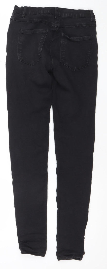 Womens UK Size M Only Slim Fit Skinny Black Jeans