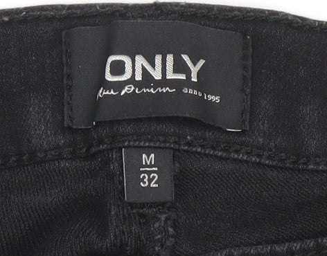 Womens UK Size M Only Slim Fit Skinny Black Jeans