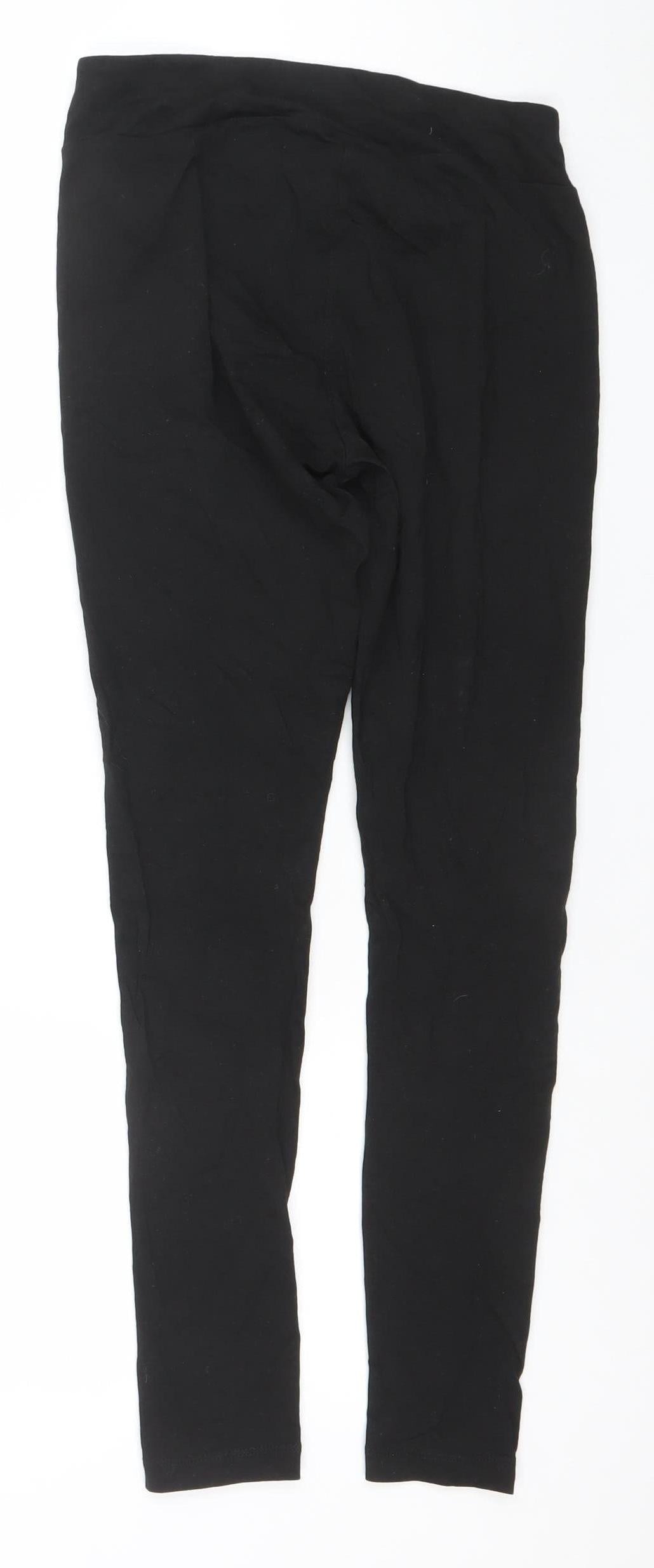 Womens UK Size S PUMA Slim Fit Leggings Black Leggings