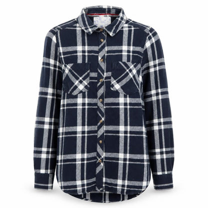 Womens UK Size 8 Matalan Blue Basic Button-Up