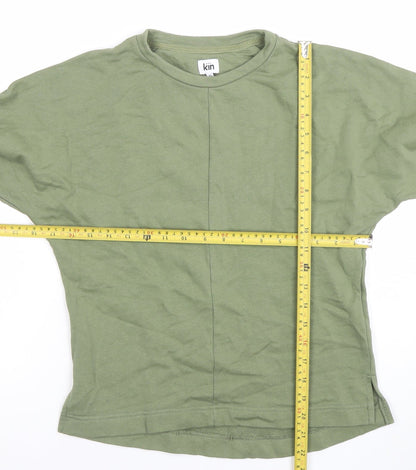 Womens UK Size XS Kin Green Pullover Sweatshirt