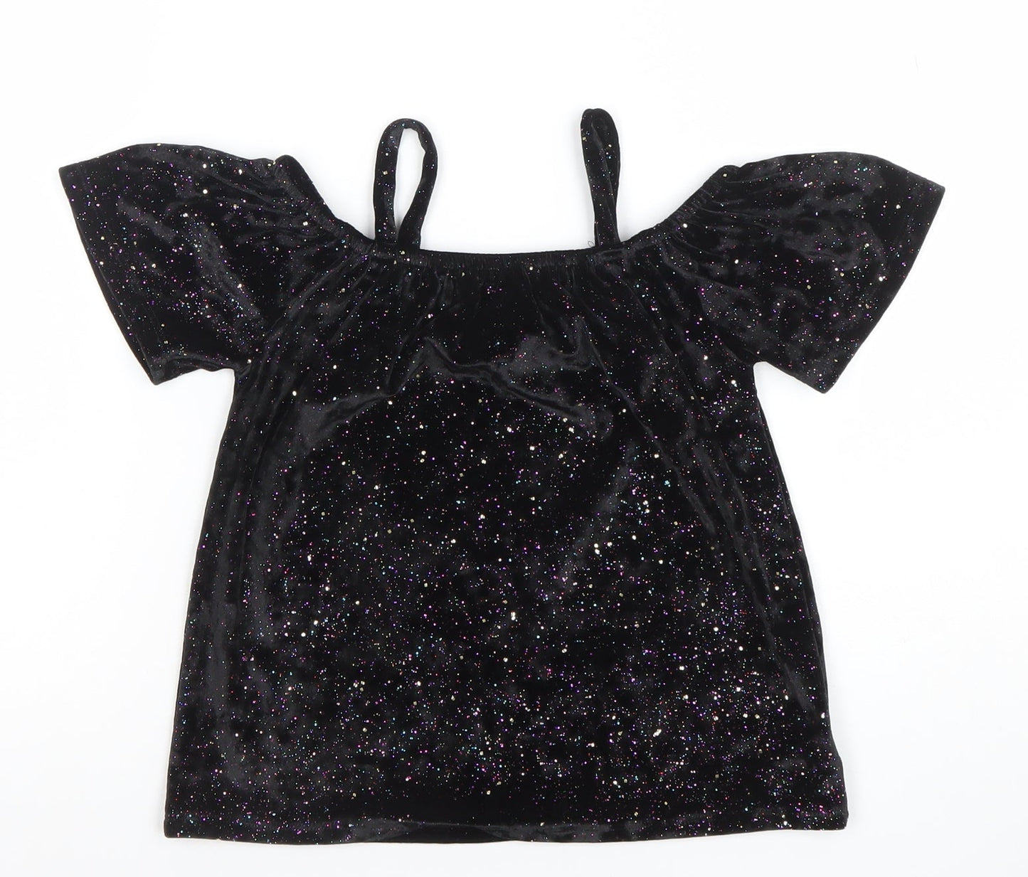 Girls UK Size 5 Years NEXT Black Camisole T-Shirt