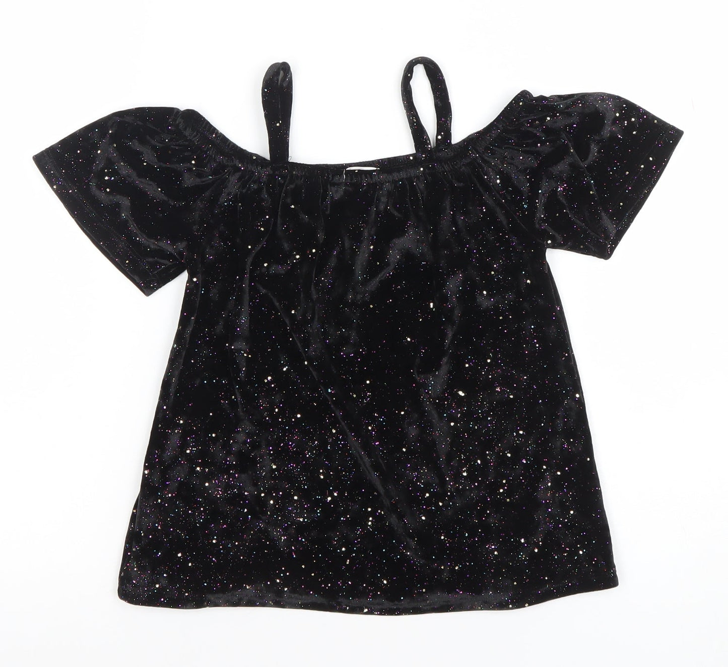 Girls UK Size 5 Years NEXT Black Camisole T-Shirt