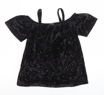 Girls UK Size 5 Years NEXT Black Camisole T-Shirt