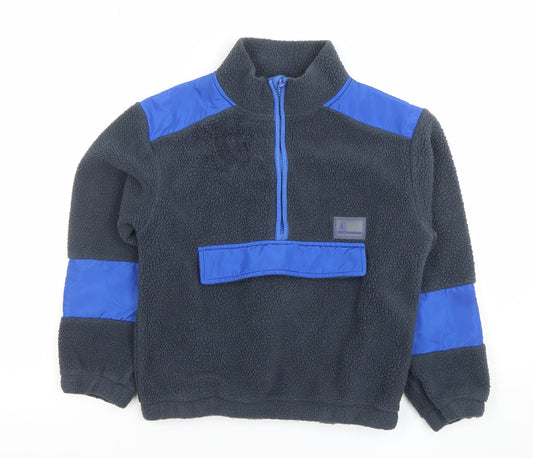 Boys UK Size 7 Years NEXT Blue Pullover Hoodie