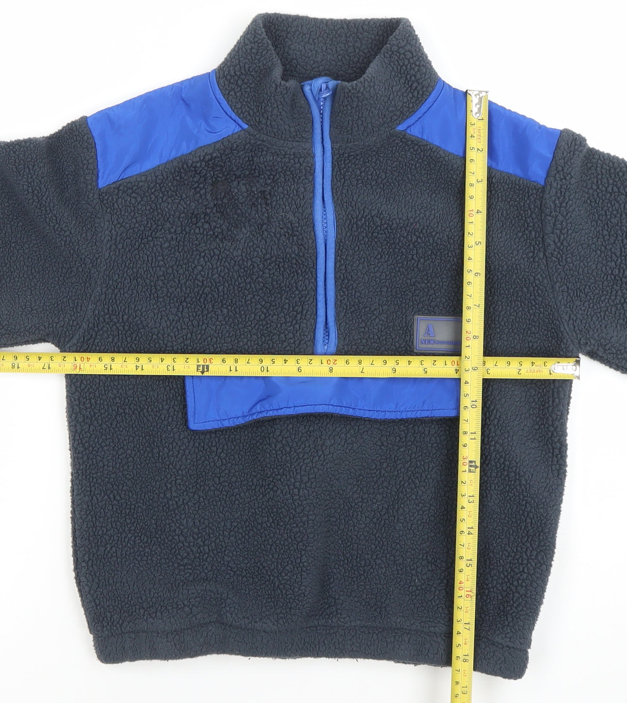 Boys UK Size 7 Years NEXT Blue Pullover Hoodie