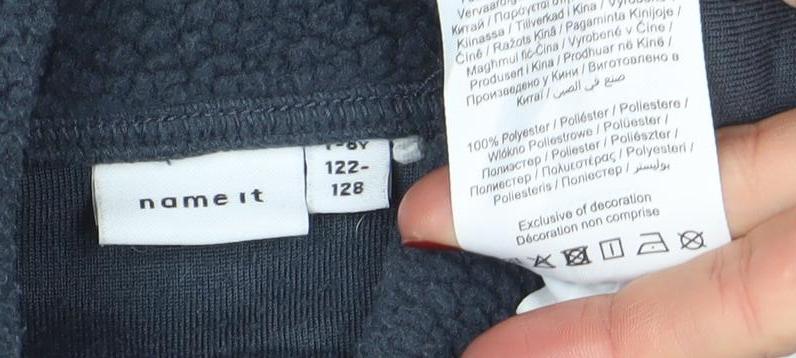 Boys UK Size 7 Years NEXT Blue Pullover Hoodie