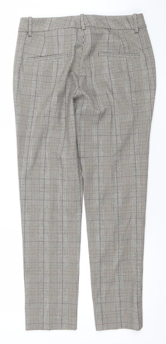 Womens UK Size 6 Zara Slim Fit Business Casual Workwear Grey Trousers