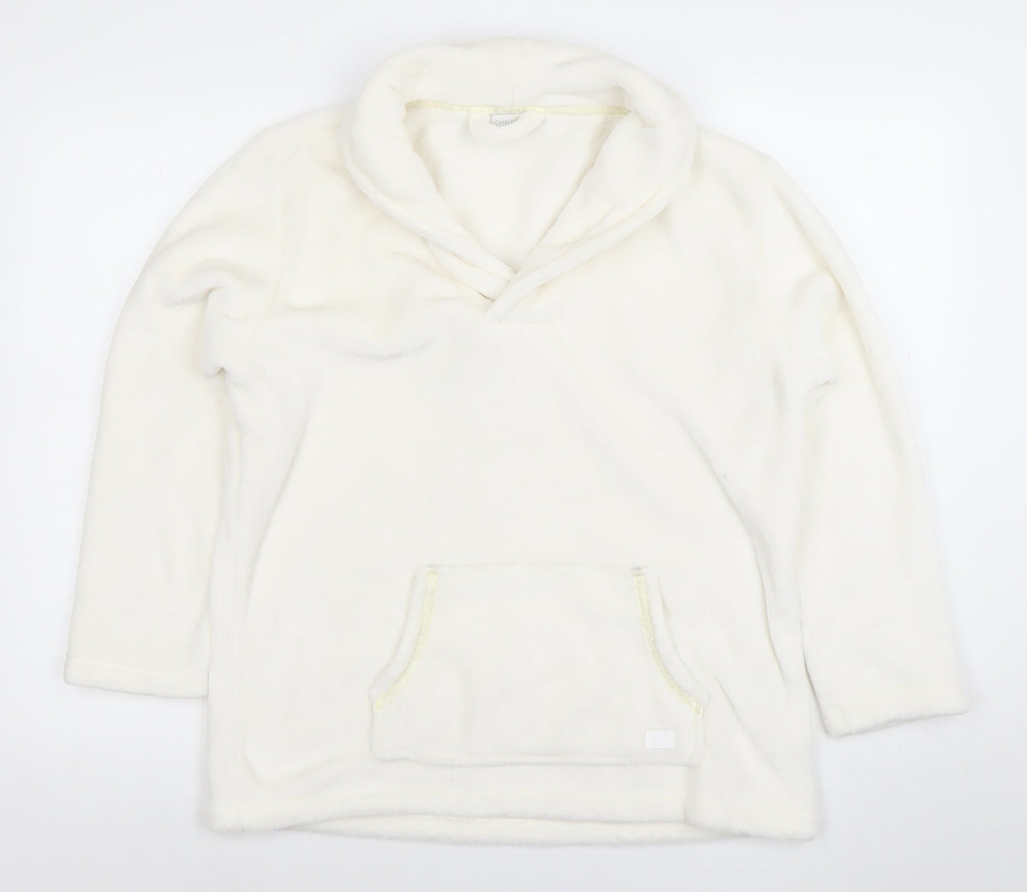 Womens UK Size 14 ARI JOHN ROCHA Ivory Pullover Hoodie