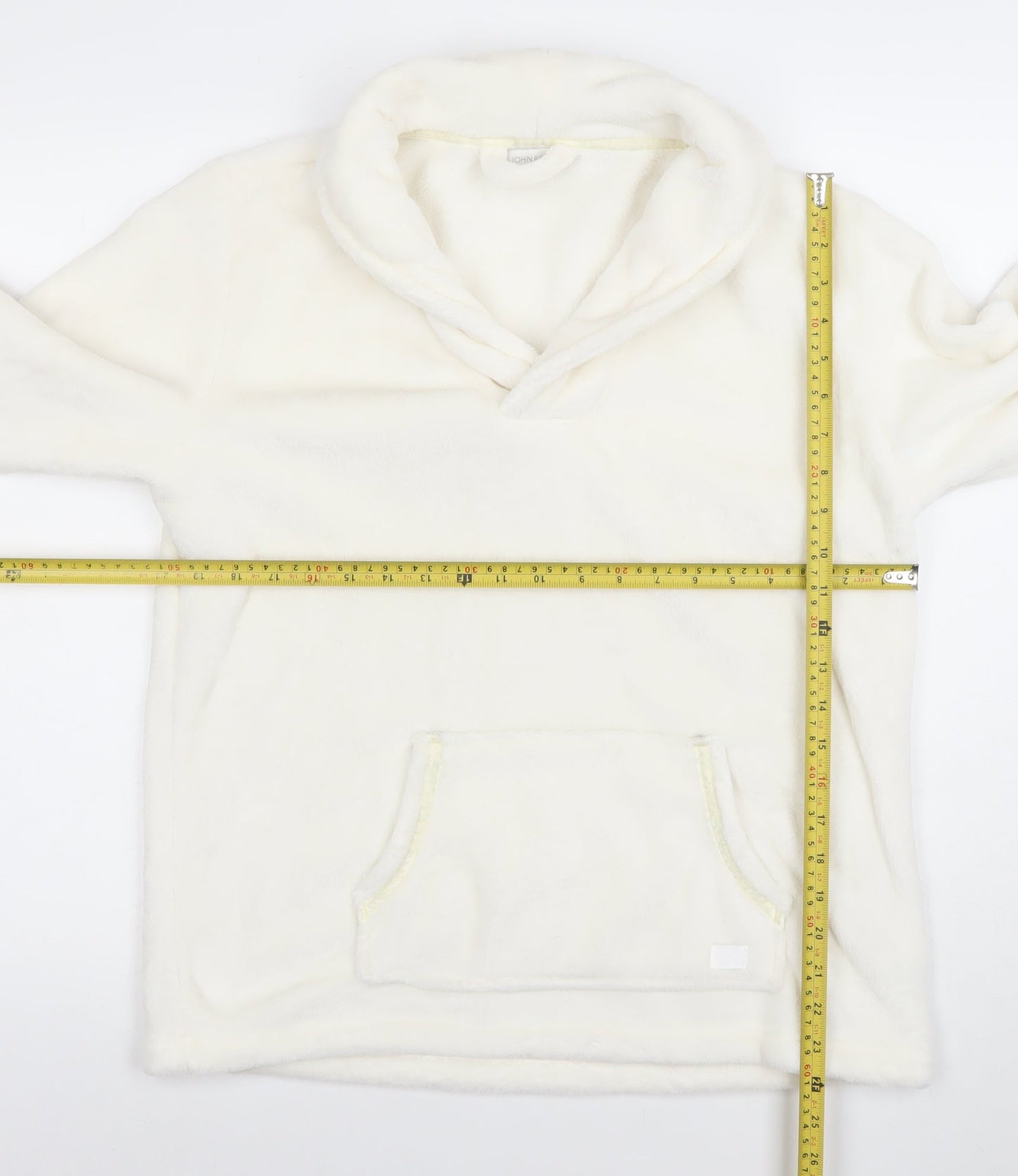 Womens UK Size 14 ARI JOHN ROCHA Ivory Pullover Hoodie