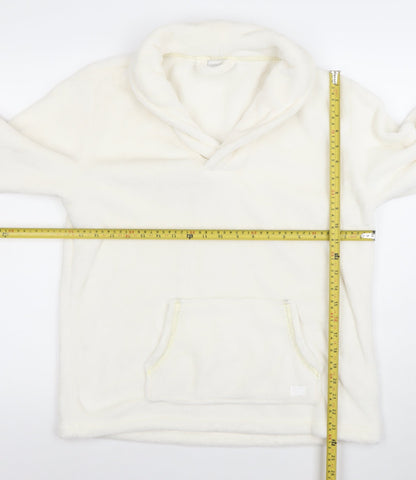 Womens UK Size 14 ARI JOHN ROCHA Ivory Pullover Hoodie