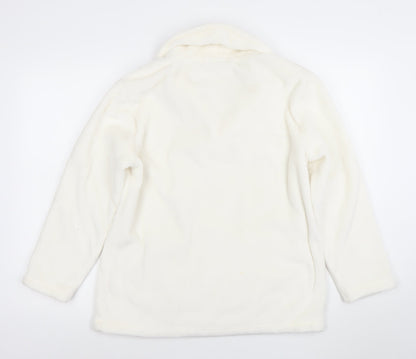 Womens UK Size 14 ARI JOHN ROCHA Ivory Pullover Hoodie
