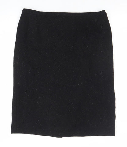 Womens UK Size 12 Jaeger Straight & Pencil Tweed Skirt