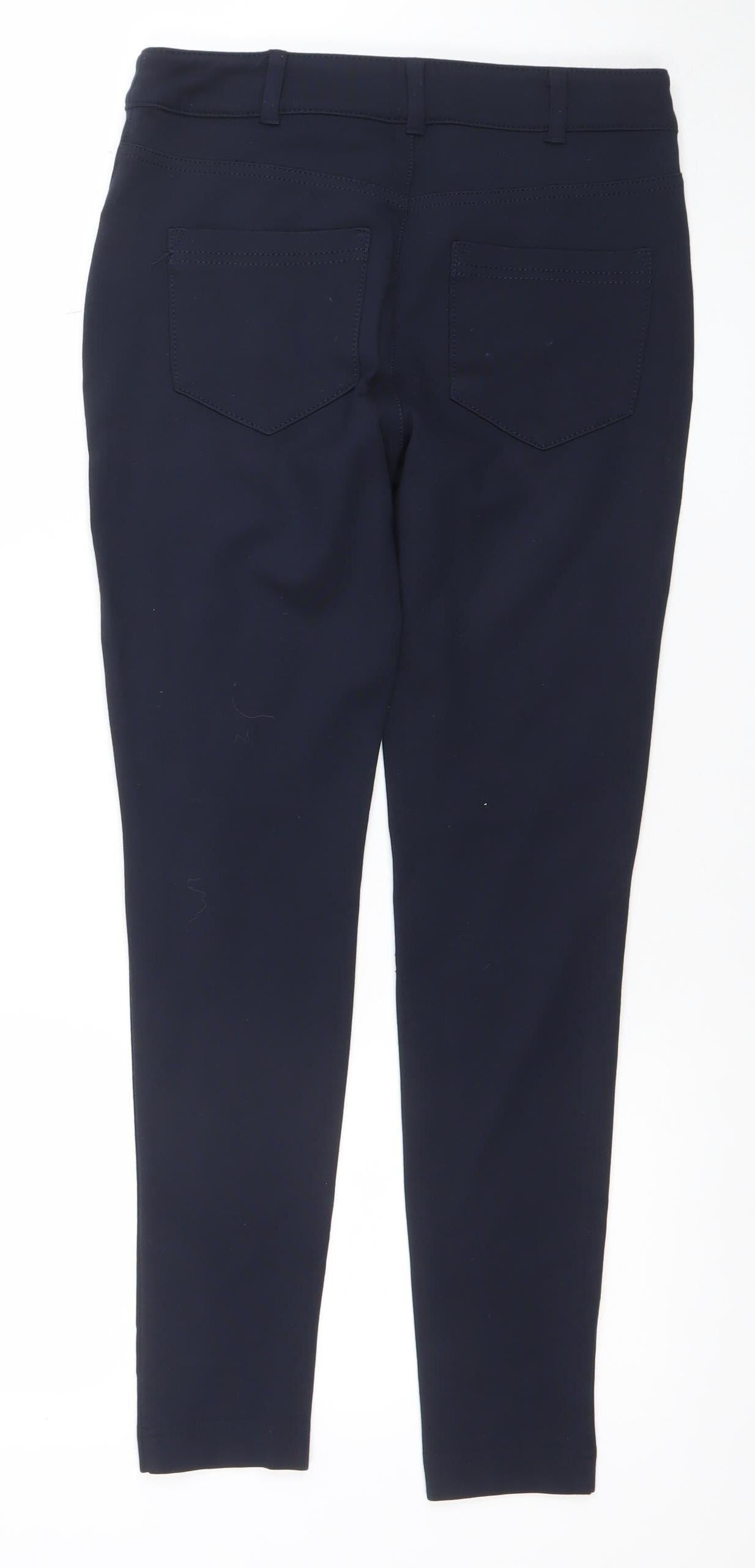 Womens UK Size 8 Dunnes Stores Slim Fit Jegging Blue Trousers