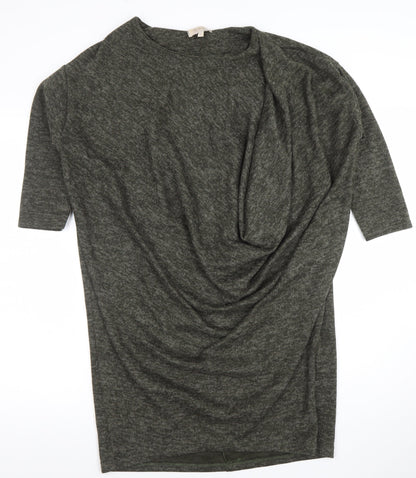 Womens UK Size S Bella Italia Grey Tunic Jumper