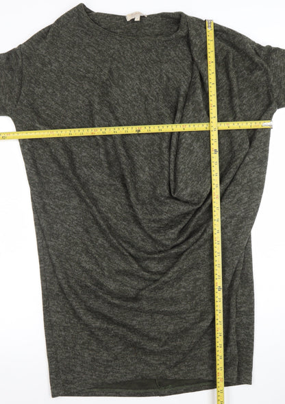 Womens UK Size S Bella Italia Grey Tunic Jumper