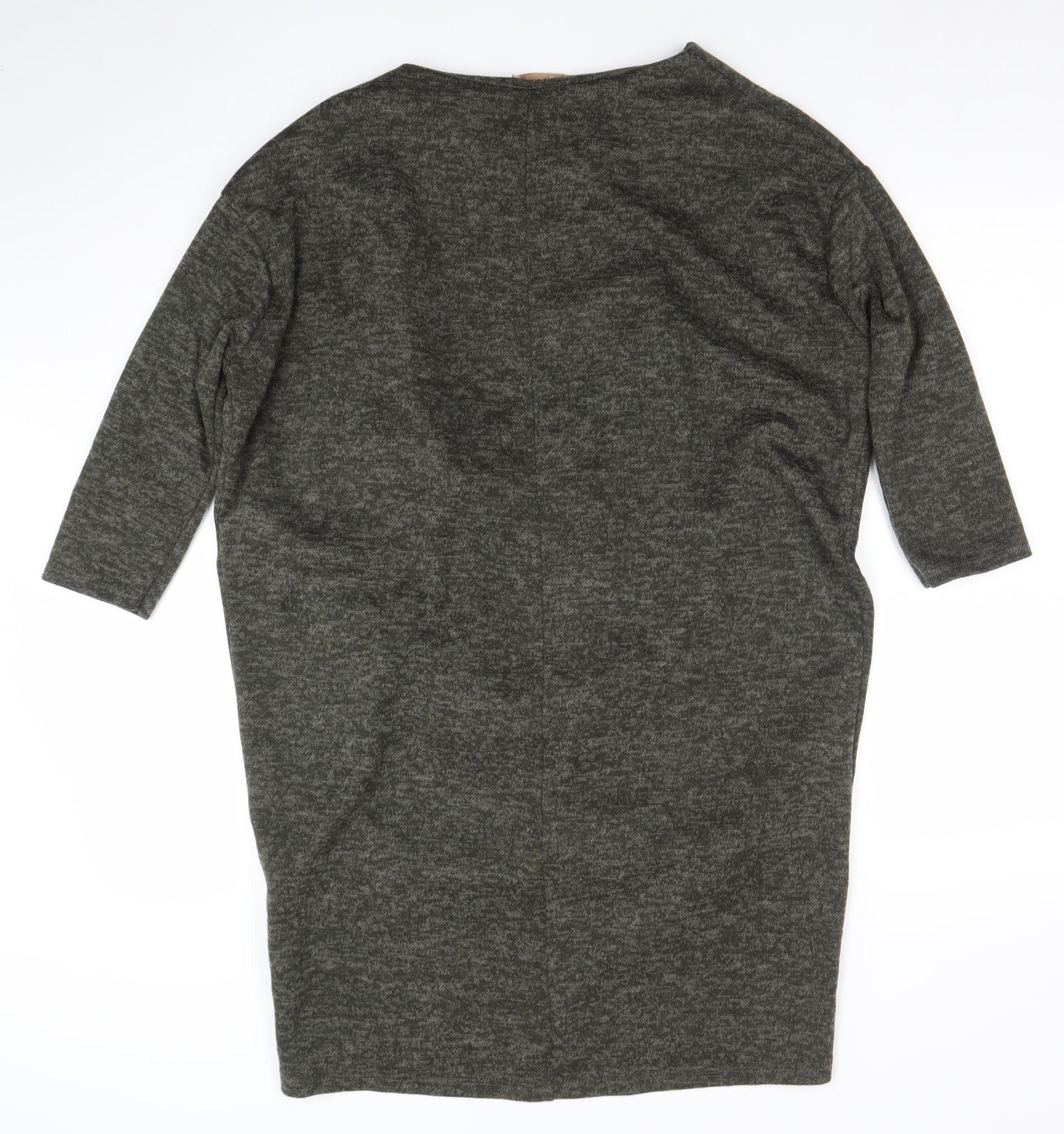 Womens UK Size S Bella Italia Grey Tunic Jumper