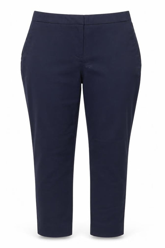 Womens UK Size 8 Dunnes Stores Slim Fit Chino Blue Trousers
