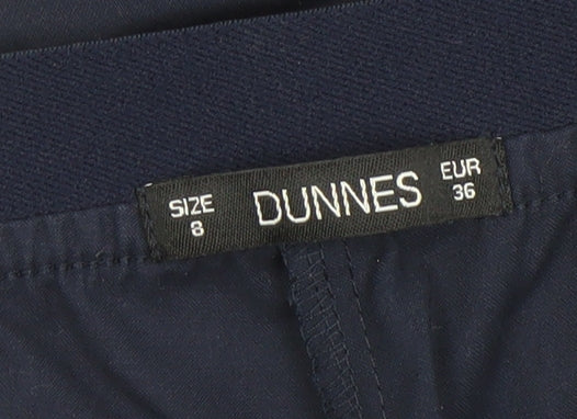 Womens UK Size 8 Dunnes Stores Slim Fit Chino Blue Trousers