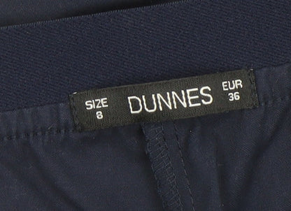 Womens UK Size 8 Dunnes Stores Slim Fit Chino Blue Trousers