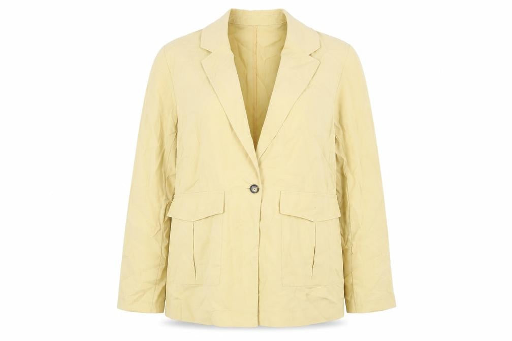 Womens UK Size 10 Warehouse Beige Basic Jacket