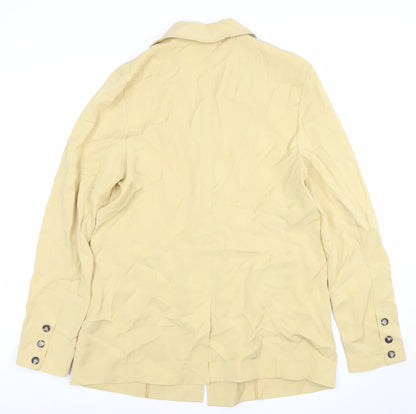 Womens UK Size 10 Warehouse Beige Basic Jacket