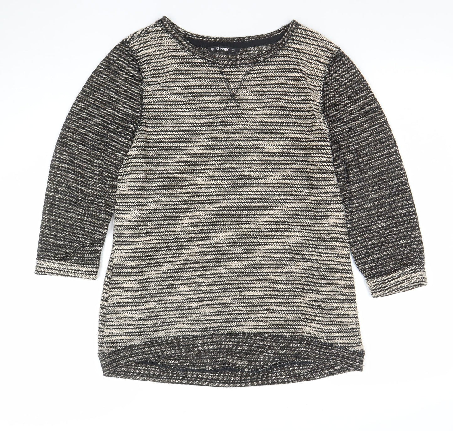 Womens UK Size S Dunnes Black Pullover Jumper