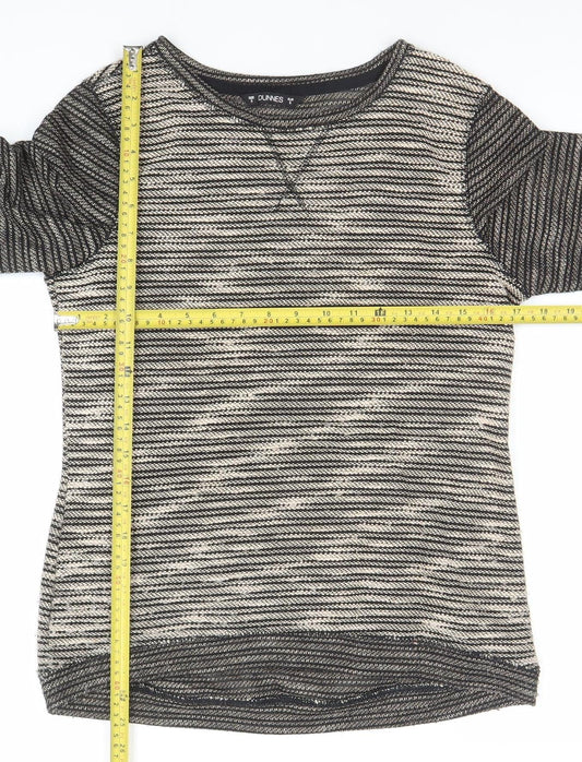 Womens UK Size S Dunnes Black Pullover Jumper