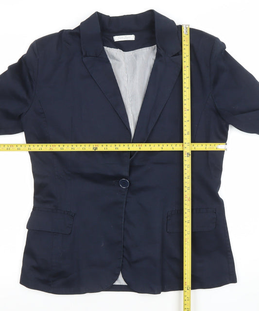 Womens UK Size XL Lulu Jane Regular Blue Blazer