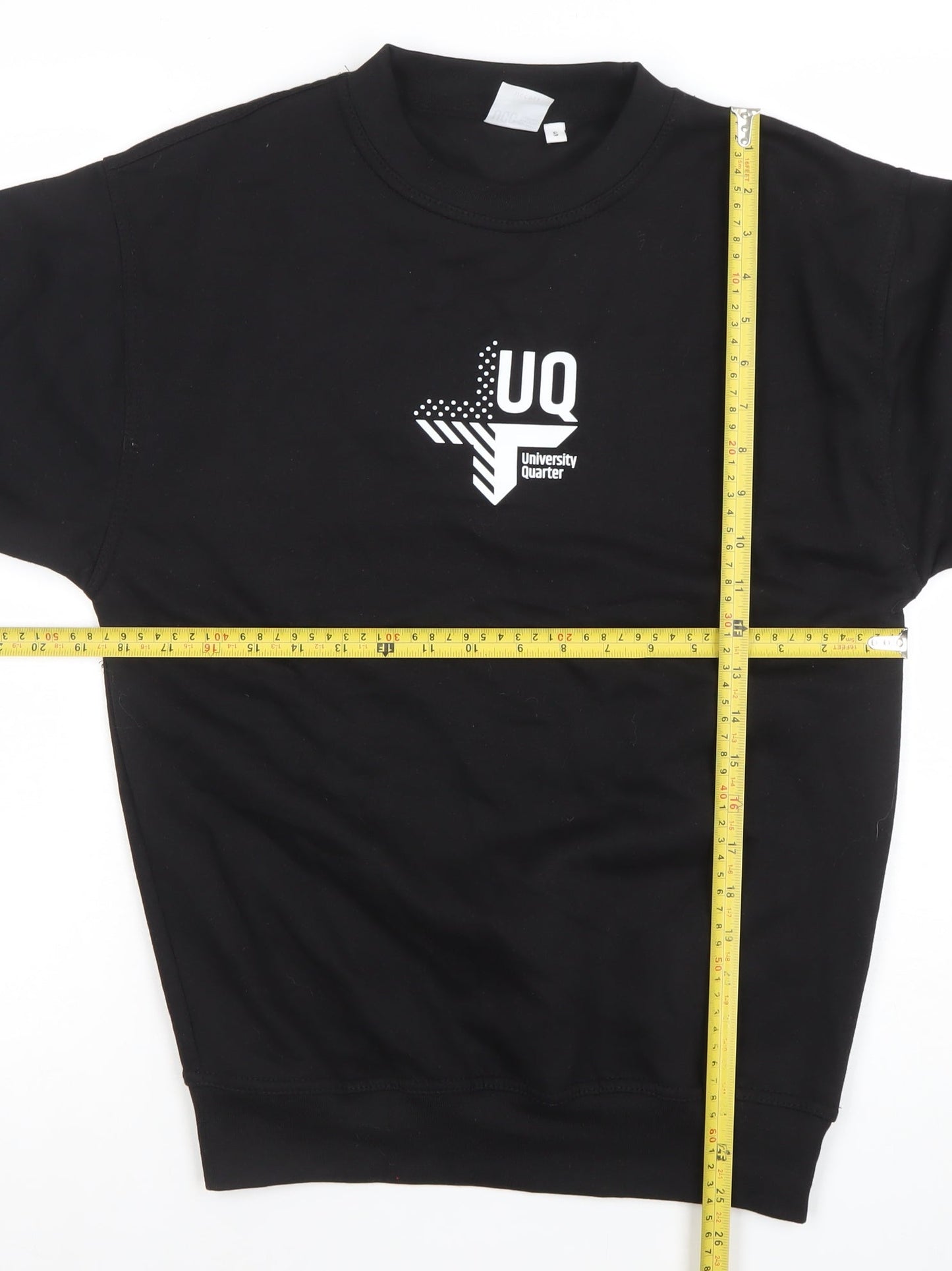 Mens UK Size S UCC Ultimate Clothing Collection Black Pullover Sweatshirt