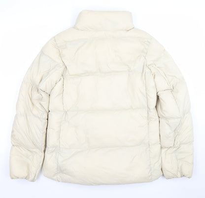 Womens UK Size 8 Marks and Spencer Beige Puffer Jacket