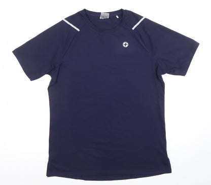 Mens UK Size L Gym+Coffee Blue Gym & Training Running & Jogging CrossFit T-Shirt