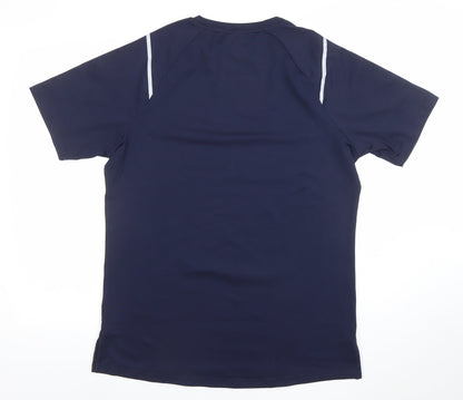 Mens UK Size L Gym+Coffee Blue Gym & Training Running & Jogging CrossFit T-Shirt