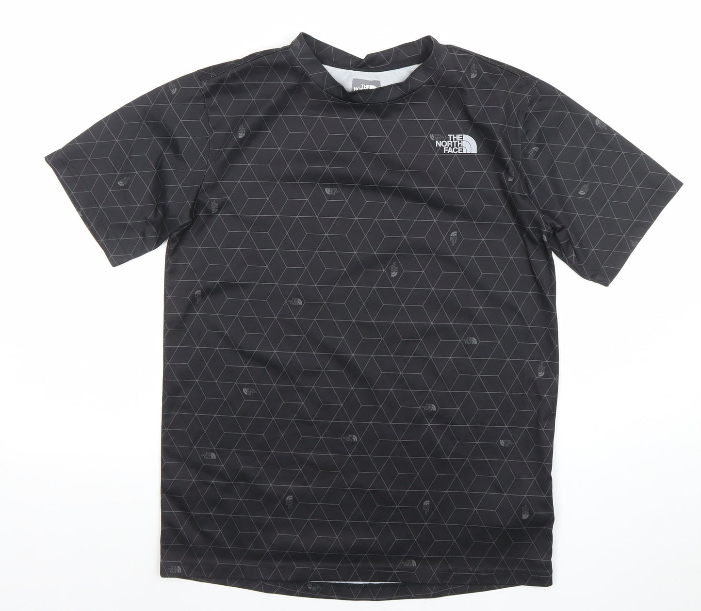 The North Face Boys Black 14 Years Short Sleeve Pullover T-Shirt