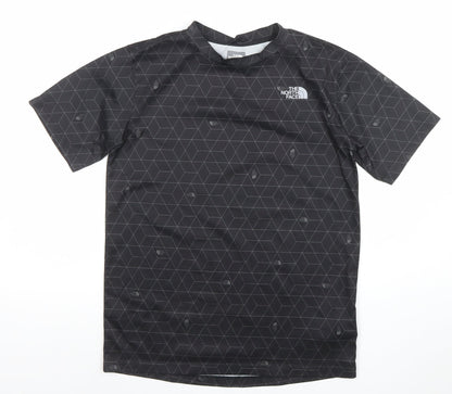 The North Face Boys Black 14 Years Short Sleeve Pullover T-Shirt
