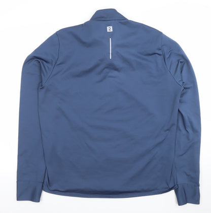 Mens UK Size XL DECATHLON Blue Pullover Sweatshirt