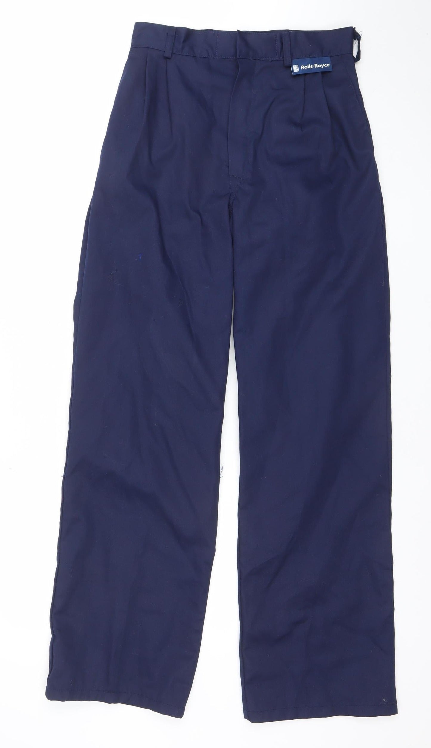Mens UK Size 72R Rolls Royce Regular Fit Workwear Blue Trousers