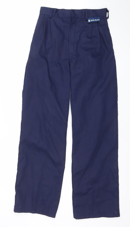 Mens UK Size 72R Rolls Royce Regular Fit Workwear Blue Trousers