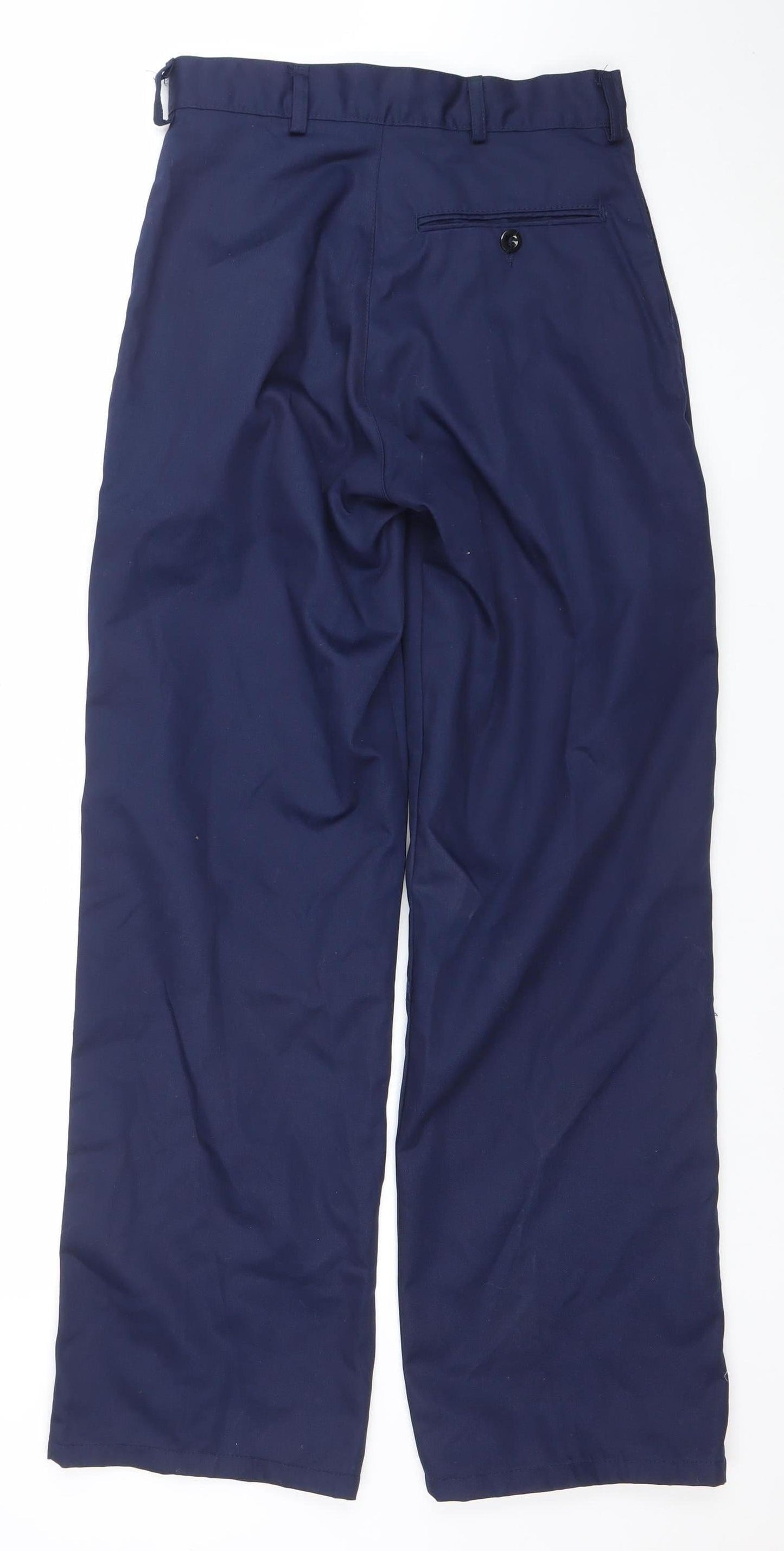 Mens UK Size 72R Rolls Royce Regular Fit Workwear Blue Trousers