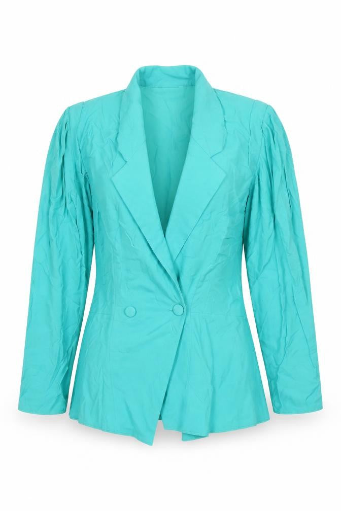 Womens UK Size 12 Firm London Regular Green Blazer
