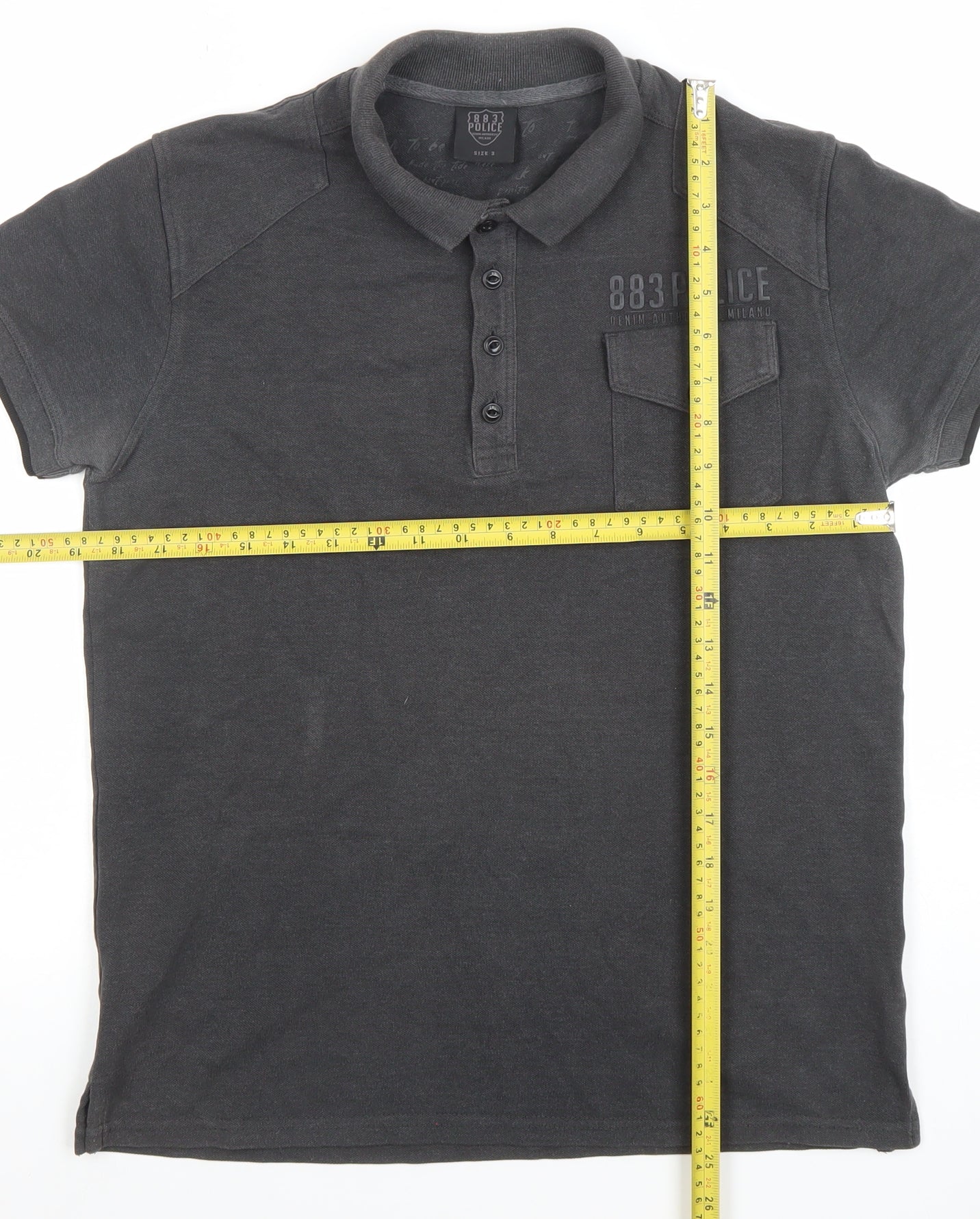 Mens UK Size M 883 Police Cotton Blend Polo Shirt