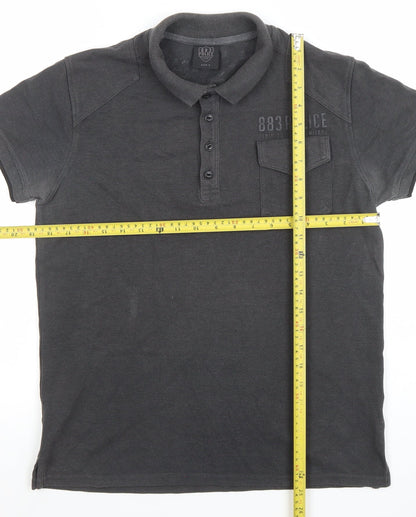 Mens UK Size M 883 Police Cotton Blend Polo Shirt