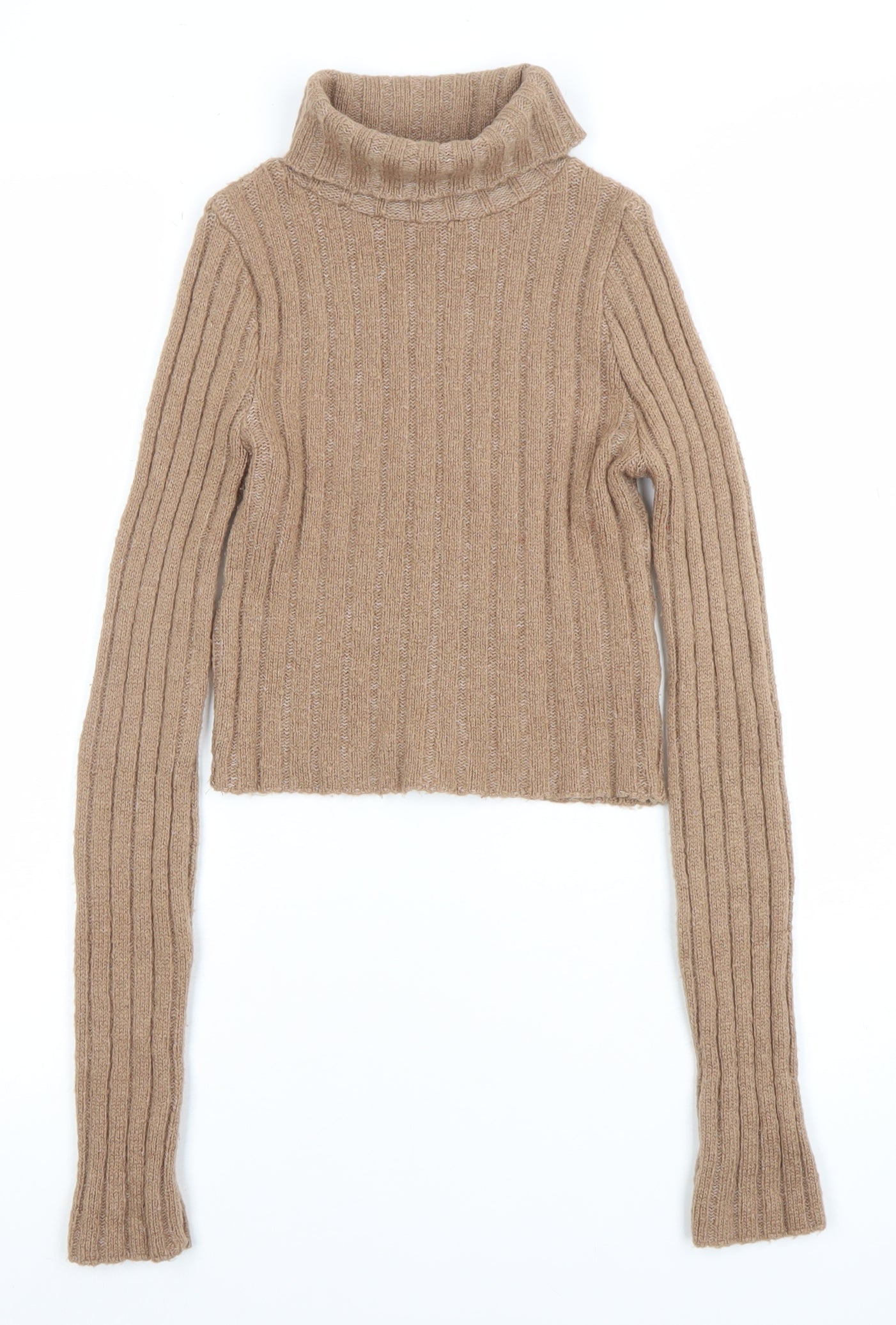 Womens UK Size S Staring at Stars Beige Pullover Jumper