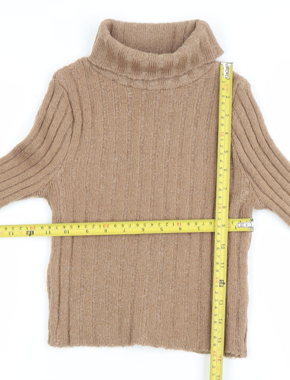 Womens UK Size S Staring at Stars Beige Pullover Jumper