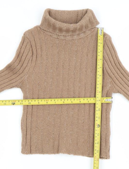 Womens UK Size S Staring at Stars Beige Pullover Jumper