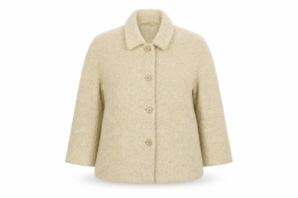 Womens UK Size 18 Adolfo Dominguez Regular Beige Suit Jacket