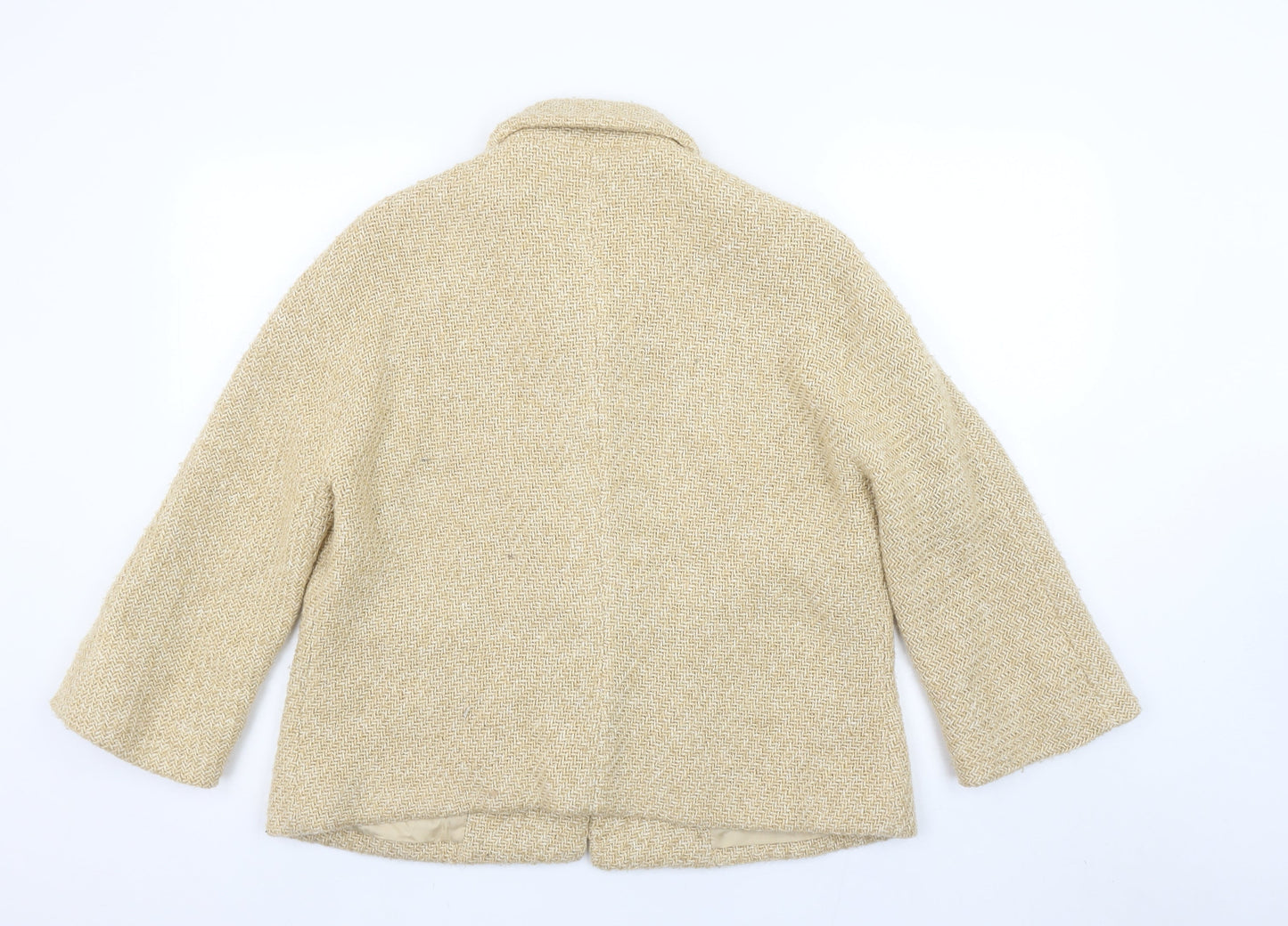 Womens UK Size 18 Adolfo Dominguez Regular Beige Suit Jacket