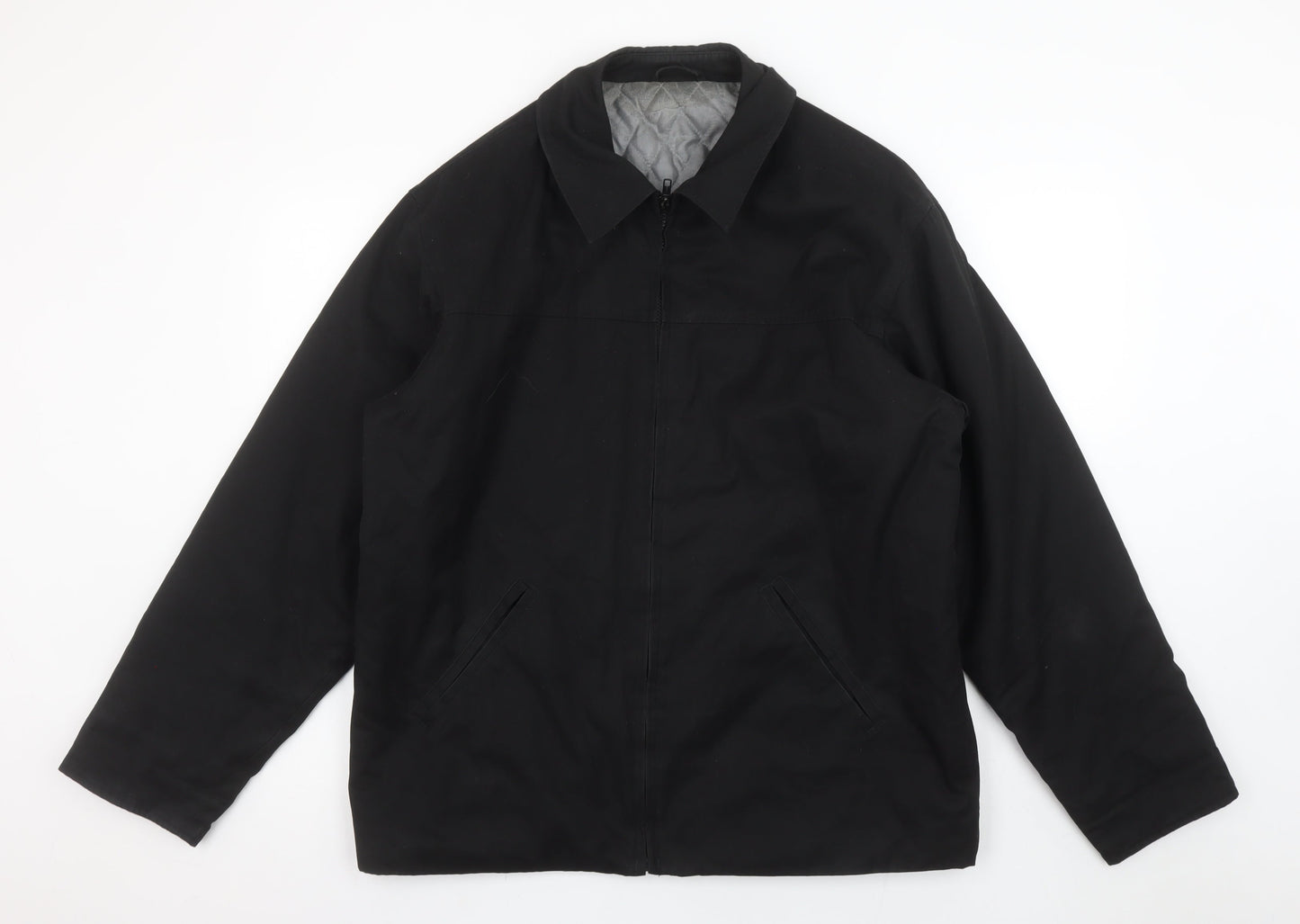 Mens UK Size L BHS Black Basic Jacket