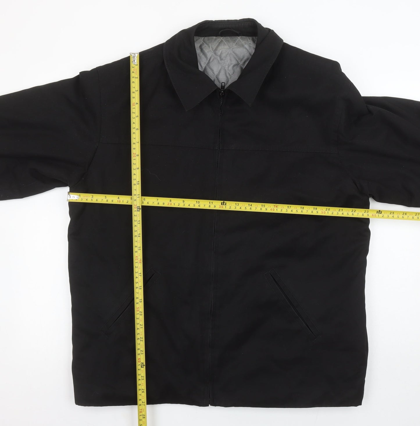 Mens UK Size L BHS Black Basic Jacket
