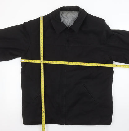 Mens UK Size L BHS Black Basic Jacket